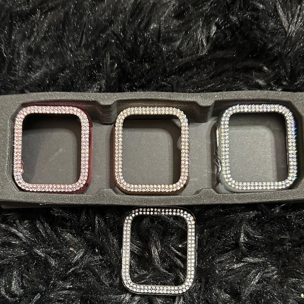 Rhinestone Watch Case Covers